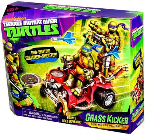 Teenage Mutant Ninja Turtles Nickelodeon Grass Kicker Action Figure Vehicle
