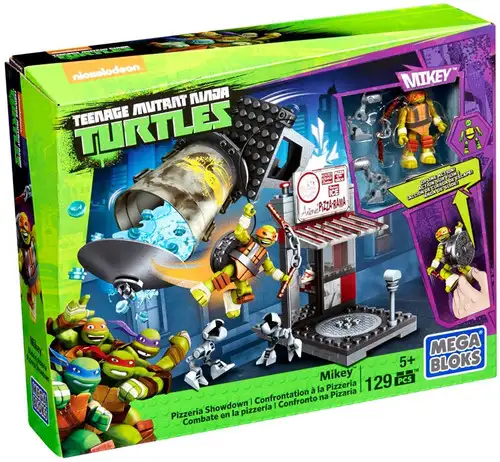 Mega Bloks Teenage Mutant Ninja Turtles Animation Mikey Pizzeria Showdown Set #29038