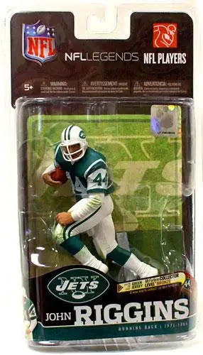 McFarlane Toys NFL New York Jets Sports Picks Football Legends Series 6 John Riggins Action Figure [Green Jersey]