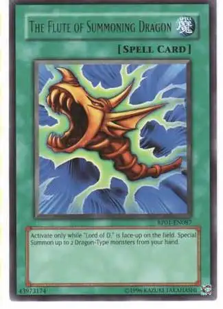 YuGiOh Retro Pack Rare The Flute of Summoning Dragon RP01-EN087