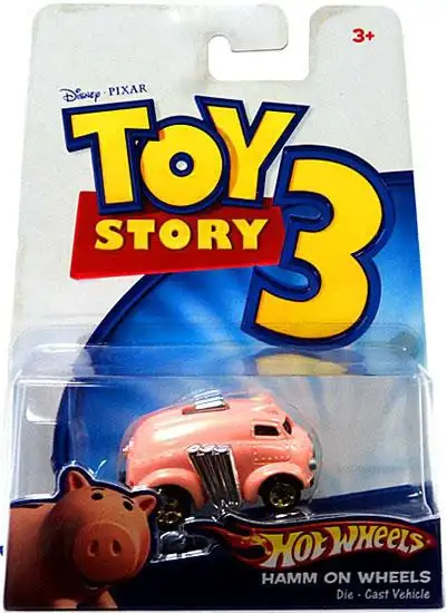 Toy Story 3 Hot Wheels Hamm On Wheels Diecast Car