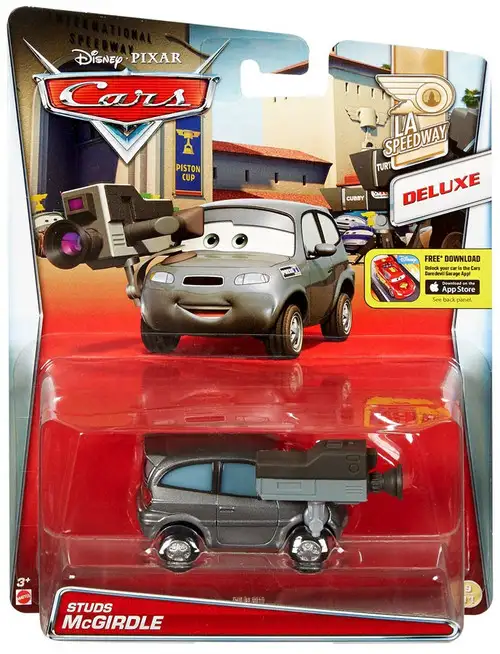 Disney / Pixar Cars LA Speedway Studs McGirdle Diecast Car #9/11