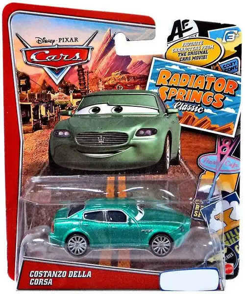 Disney / Pixar Cars Radiator Springs Classic Costanzo Della Corsa Exclusive Diecast Car