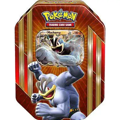 Pokemon 2016 Machamp-EX Tin Set [4 Booster Packs & Promo Card]