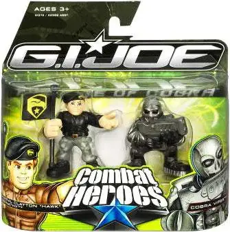 GI Joe The Rise of Cobra Combat Heroes General Clayton "Hawk" Abernathy & Cobra Viper Mini Figure 2-Pack