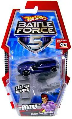 Hot Wheels Battle Force 5 Reverb Diecast Car [With Blasters]