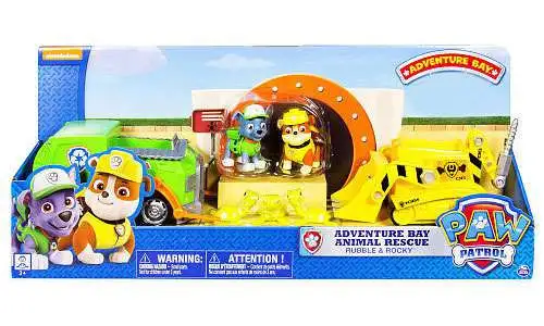 Paw Patrol Adventure Bay Animal Rescue Exclusive Playset [Rubble & Rocky]