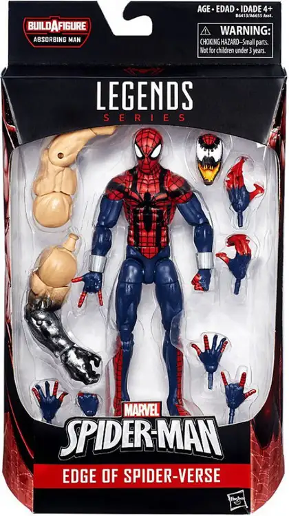 Marvel Legends Spider-Man Absorbing Man Series Ben Reilly Spider-Man Action Figure [Edge of SpiderVerse]
