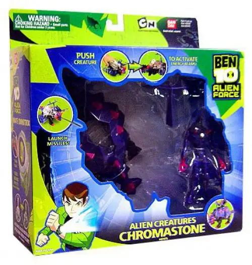 Ben 10 Alien Force Alien Creatures Chromastone Action Figure Set