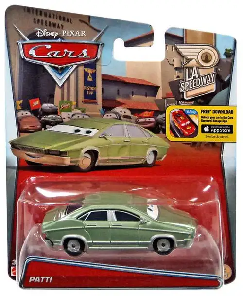 Disney / Pixar Cars LA Speedway Patti Diecast Car #2/11