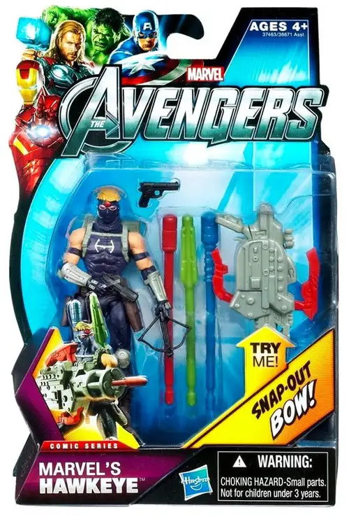 Avengers Comic Series Marvel's Hawkeye Action Figure [Masked]