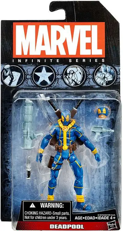 Marvel X-Men Avengers Infinite 2015 Series 3 Deadpool Action Figure [Blue X-Men Costume]