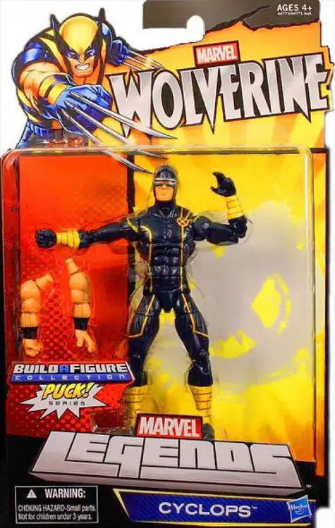 Wolverine Marvel Legends Puck Series Cyclops Exclusive Action Figure