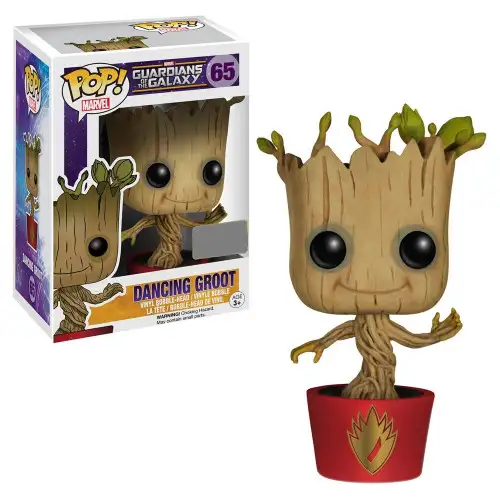 Funko Guardians of the Galaxy POP! Marvel Dancing Groot Vinyl Bobble Head #65 [Red Pot with Ravagers Logo]
