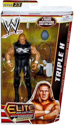 WWE Wrestling Elite Collection Series 23 Triple H Action Figure [Shirt, Megaphone & Helmet]
