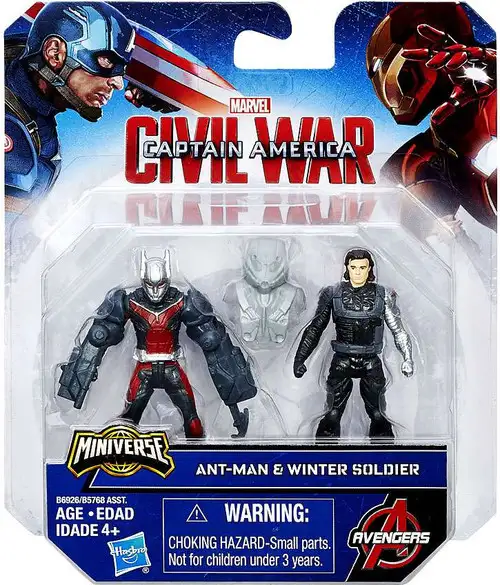 Captain America Civil War Ant Man & Winter Soldier 2.5-Inch Mini Figure 2-Pack