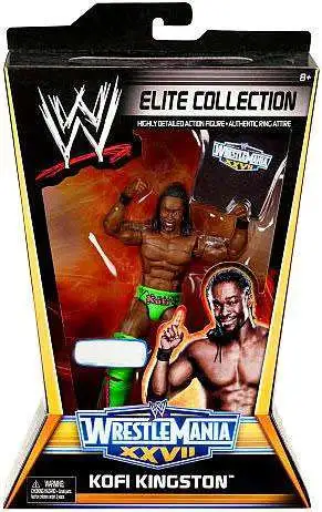 WWE Wrestling Elite Collection WrestleMania 27 Kofi Kingston Exclusive Action Figure