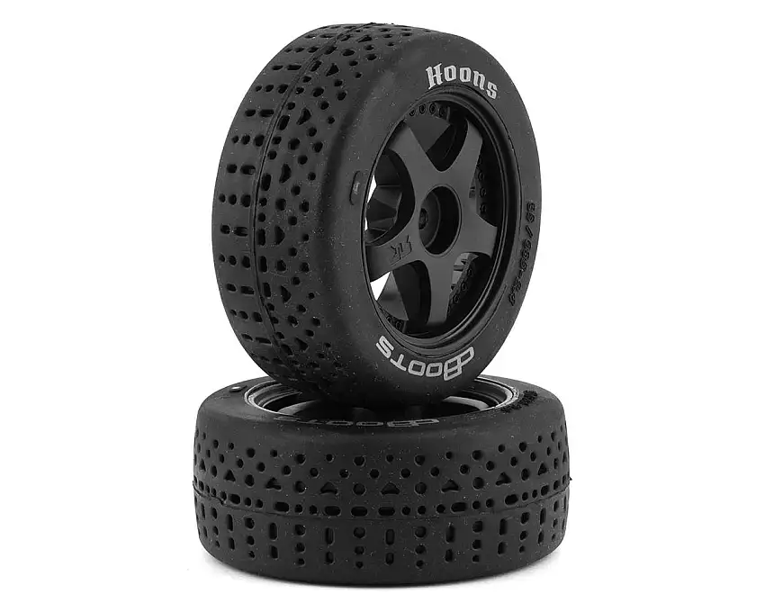 Arrma DBoots Hoons 35/085 2.4 Belted 5-Spoke Pre-Mounted Tires (2) (Silver) w/14mm Hex