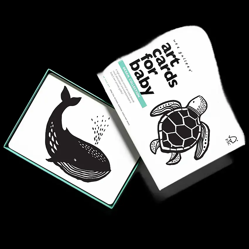 Art Cards For Baby - Ocean Collection