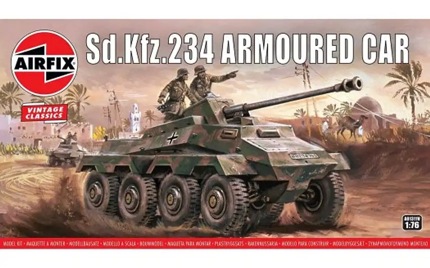 SdKfz 234 Armored Car 1/76 Airfix