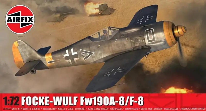 Focke Wulf Fw 190A-8/F-8 Fighter 1/72 Airfix