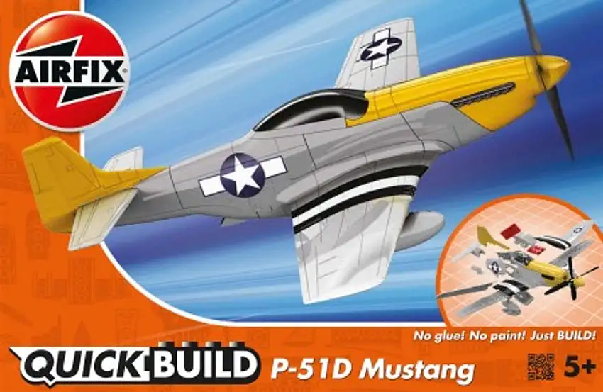 Quick Build Mustang P51D Aircraft (Snap) Airfix