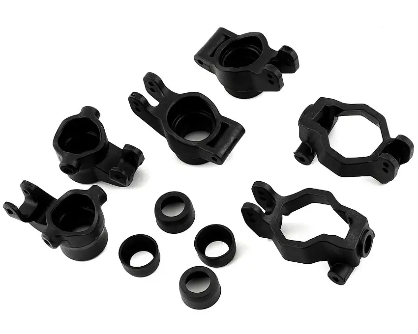 Team Associated RIVAL MT8 Caster/Steering Blocks/Rear Hubs Set