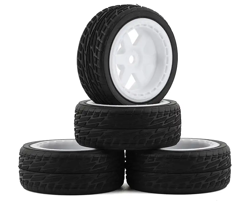 Team Associated Hoonitruck Pre-Mounted Touring Car Tires w/12mm Hex