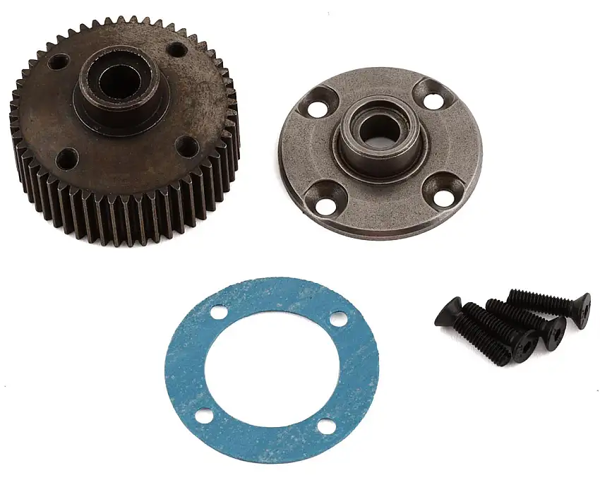 Team Associated DR10M 52mm Metal Gear Differential Case Set