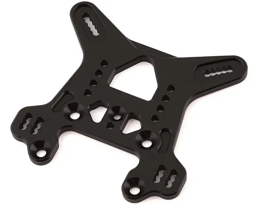 Team Associated RC8B4/RC8B4e Aluminum Rear Shock Tower (Black)