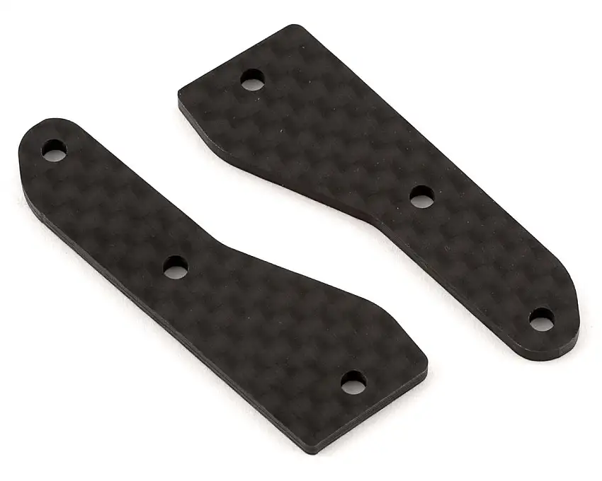 Team Associated RC8B4/RC8B4e Factory Team Carbon Front Upper Arm Inserts (2) (2.0mm)