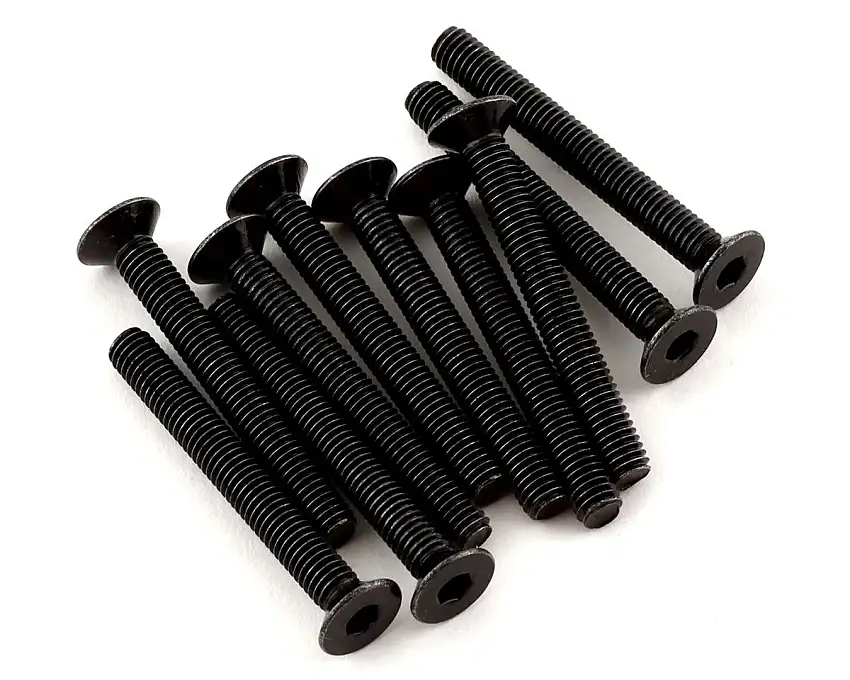 Team Associated 3x25mm Flat Head Screws (10)