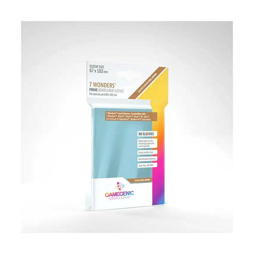 Prime Sleeves - 7 Wonders (80)