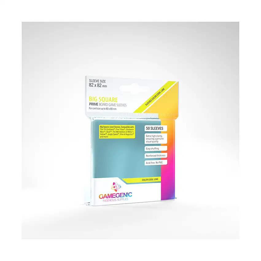 Prime Sleeves - Big Square (50)