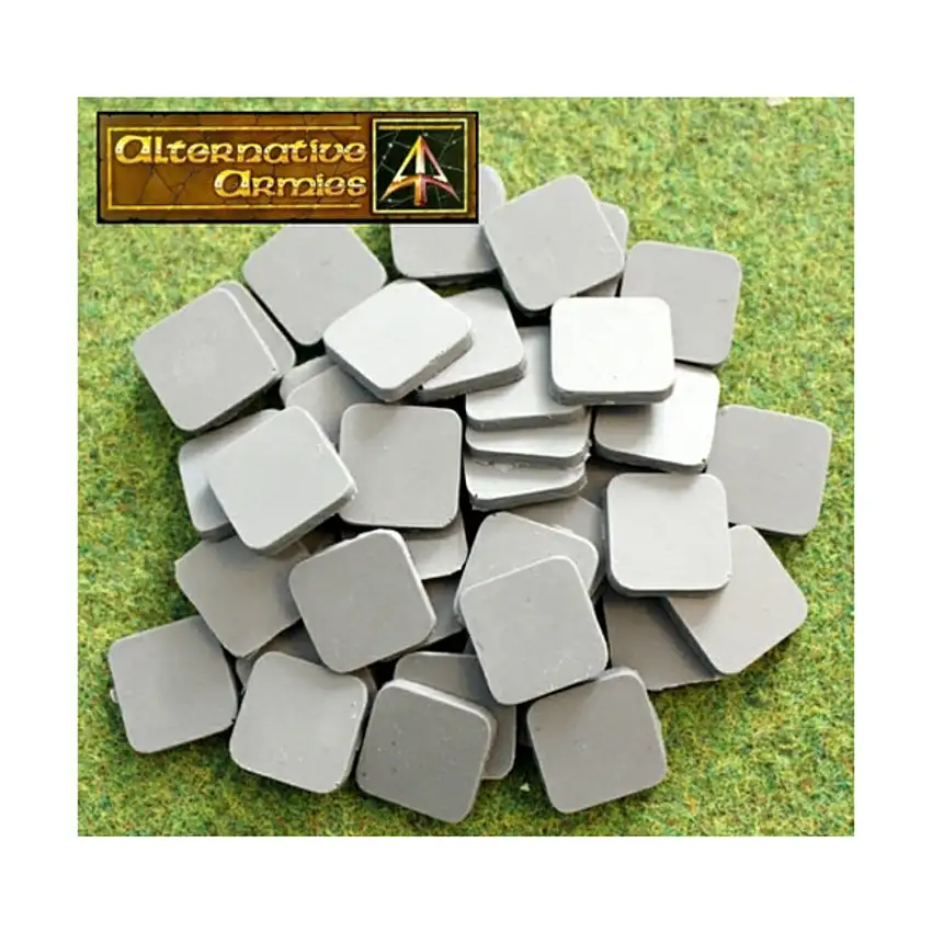 20mm Square Cartouche Bases