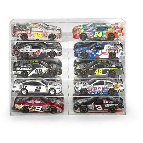 Auto World Ten-Car Acrylic Display Case (For 1/24/1/25 Scale Vehicles)