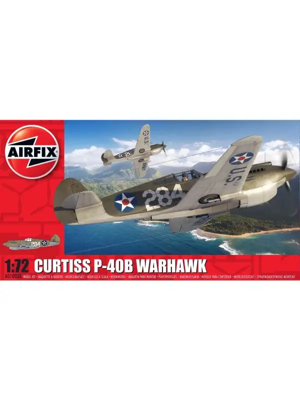Airfix A01003B Curtiss P-40 Tomahawk 1/72 Scale Plastic Model Kit