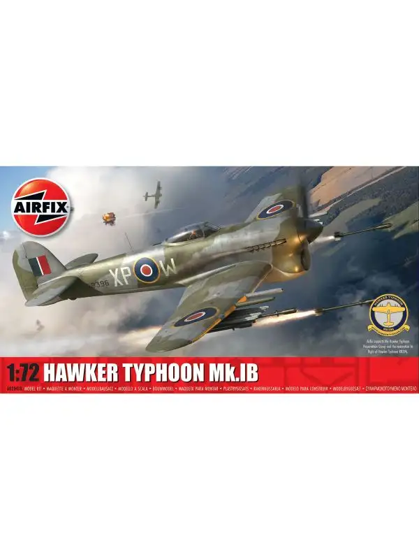 Airfix A02041B Hawker Typhoon Mk IB 1/72 Scale Plastic Model Kit
