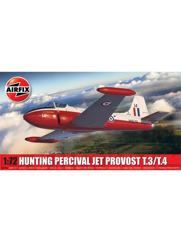 Airfix A02103A Hunting Percival Jet Provost T 3 T4 1/72 Scale Plastic Model Kit