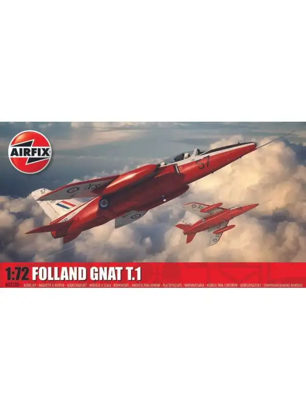 Airfix A02105 Folland Gnat T1 1/72 Scale Plastic Model Kit