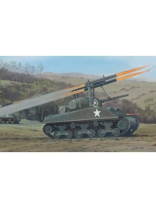 Airfix A02334V WWII US Sherman 'Calliope' 1/76 Scale Plastic Model Kit