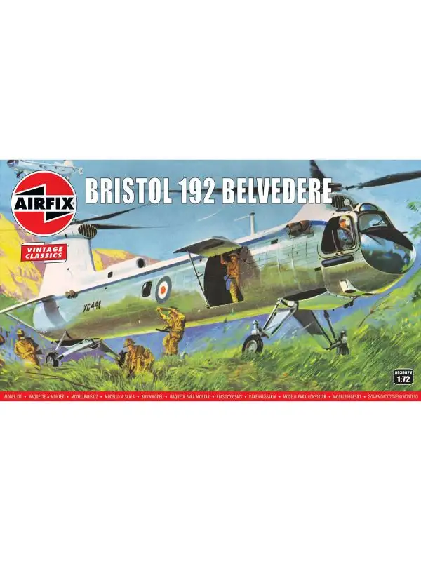 Airfix A03002V Bristol 192 Belvedere 1/72 Scale Plastic Model Kit