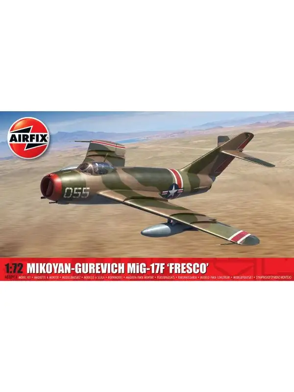 Airfix A03091A Mikoyan-Gurevich MiG-17F Fresco 1/72 Scale Plastic Model Kit