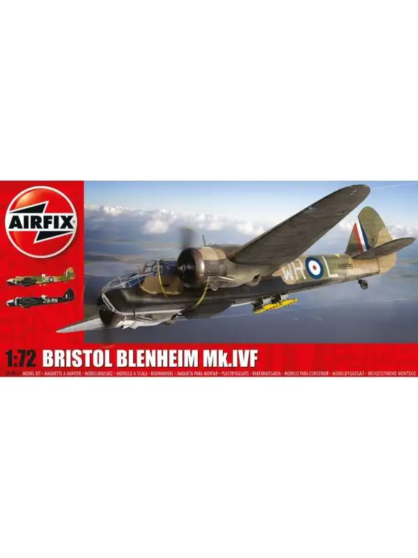 Airfix A04017 Bristol Blenheim MkIV Fighter 1/72 Scale Plastic Model Kit