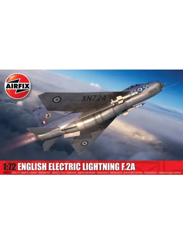 Airfix A04054A English Electric Lightning F 2A 1/72 Scale Plastic Model Kit