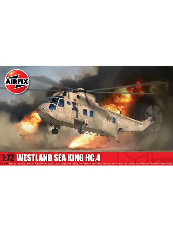 Airfix A04056A Westland Sea King HC 4 1/72 Scale Plastic Model Kit