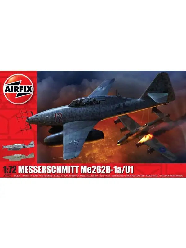 Airfix A04062 Messerschmitt Me262B-1a-U1 1/72 Scale Plastic Model Kit