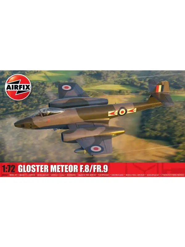 Airfix A04067 Gloster Meteor F.8/FR.9 1/72 Scale Plastic Model Kit