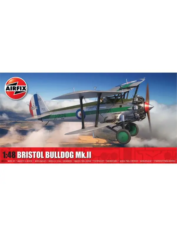 Airfix A05141 Bristol Bulldog Mk.II 1/48 Scale Plastic Model Kit Open Box