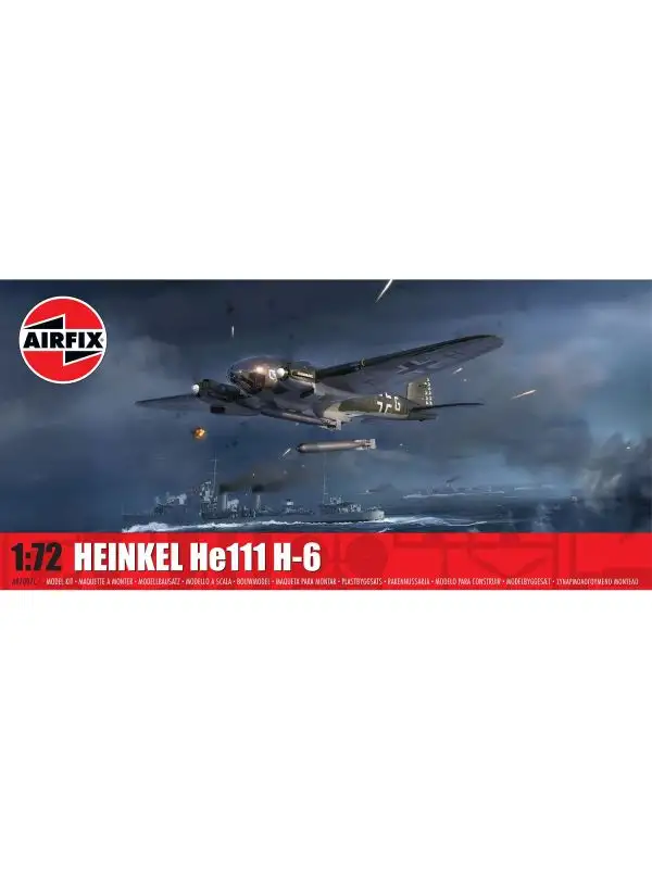 Airfix A07007C Heinkel He.111 H-6 1/72 Scale Plastic Model Kit